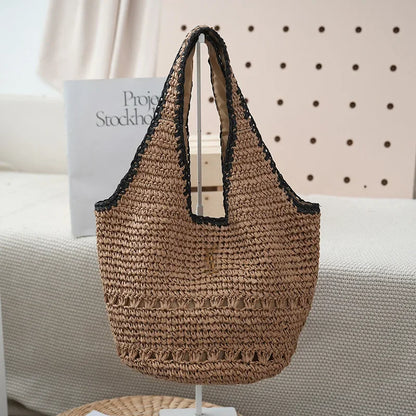 Purilite Select Minimalist Straw Shoulder Bag