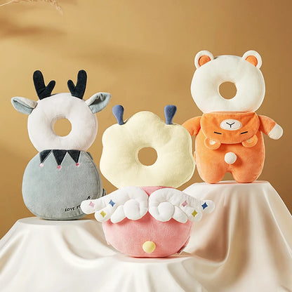 Purilite Select Baby Head Protector Backpack | Soft Cartoon Safety Cushion | Toddler Head Protection Pillow for Crawling & Walking