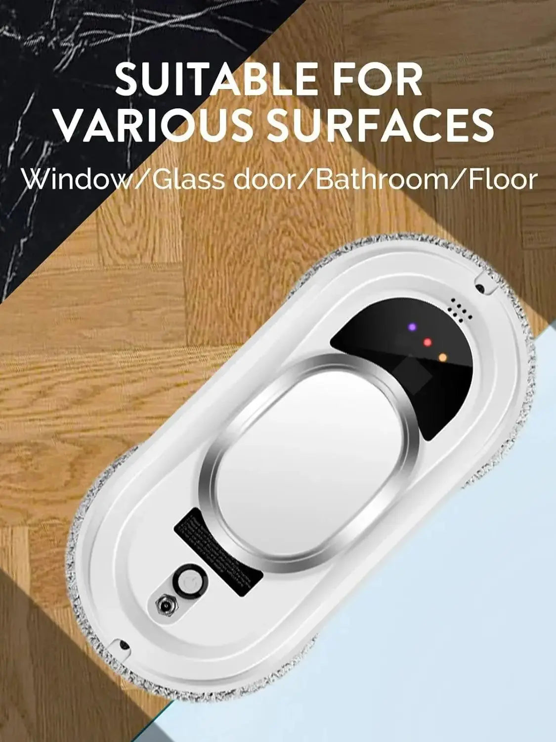 Purilite Select Automatic Window Cleaning Robot 5600Pa – Smart Remote Control Glass Cleaning Machine with Anti-Fall Protection