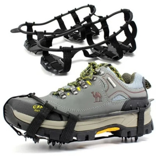 Purilite Select | Professional Climbing Crampons 18 Studs | Anti-Skid Ice Snow Shoe Grips | Winter Outdoor Walking Spikes
