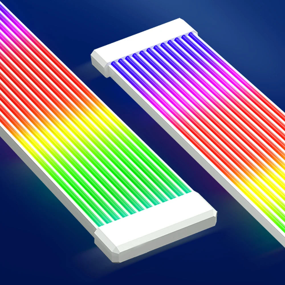 PURILITE SELECT FLEXIBLE ARGB RGB LED LIGHT STRIP BAR FOR PC CASE, ATX 24-PIN PSU COVER & GPU CABLE MOD – GAMING PC RGB LIGHTING