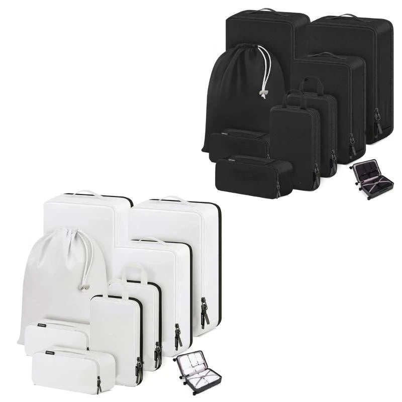 Purilite Select 10PCS Compression Packing Cubes for Travel