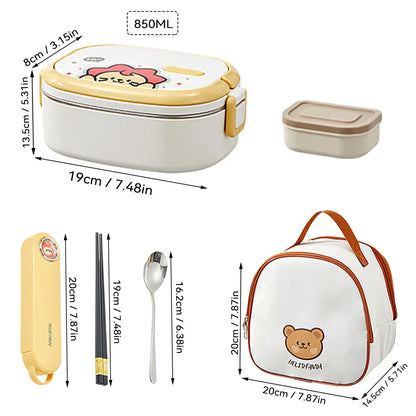 Purilite Select Large Capacity 304 Stainless Steel Lunch Box
