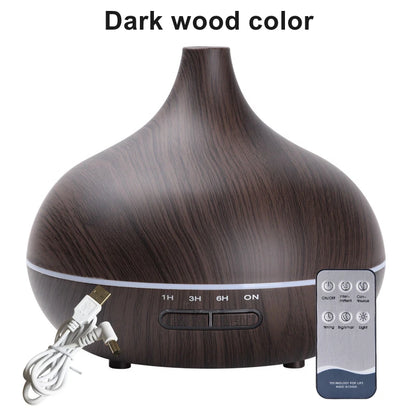Purilite Select 550ml Wood Color USB Aroma Diffuser
