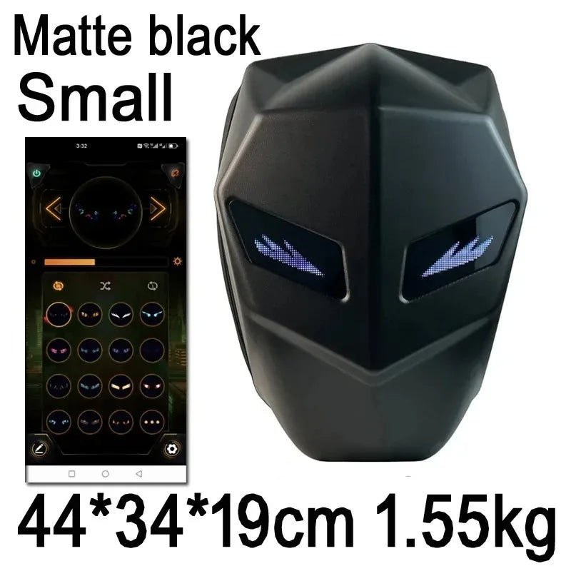 Purilite Select LED Motorcycle Backpack | Waterproof Helmet Bag | Hard Shell Riding Bag | Custom Light Display | Travel Laptop Backpack