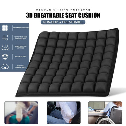 Purilite Select 3D Air Cushion Seat Pad | Office Chair & Car Seat Cushion | Breathable Comfort Support Cushion | (45x45cm)