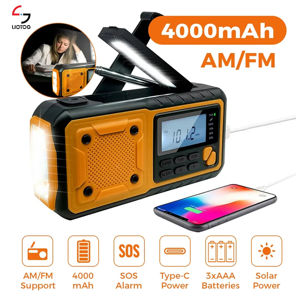 Purilite Select Portable Emergency Solar Power Radio