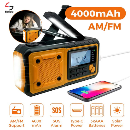 Purilite Select Portable Emergency Solar Power Radio