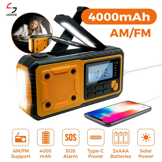 Purilite Select Portable Emergency Solar Power Radio