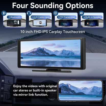 Purilite Select Wireless CarPlay & Android Auto Portable Touchscreen Car Screen