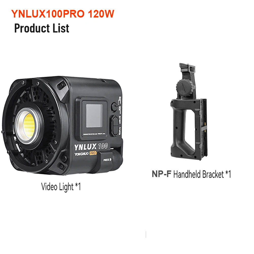 Purilite Select YNLUX100 PRO Handheld LED Video Light