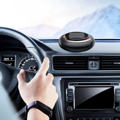 Purilite Select Solar Energy Rotating Car Fragrance Diffuser – Turbine Aromatherapy Freshener