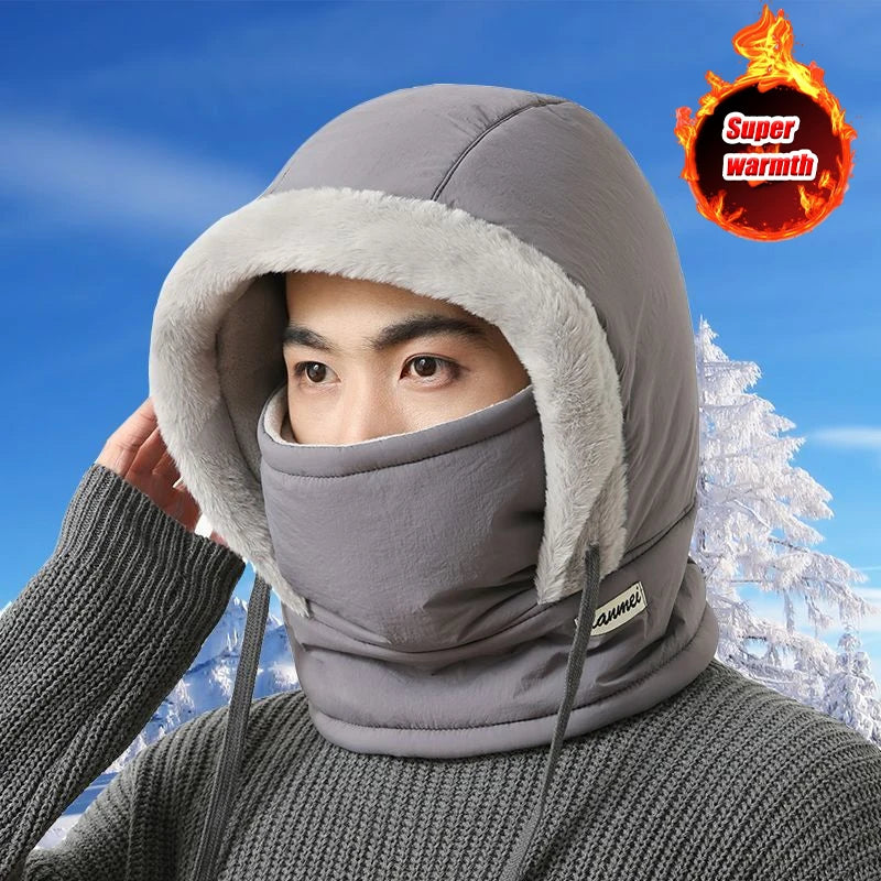 Purilite Select | Thermal Balaclava Scarf 3-in-1 | Winter Windproof Hood Hat | Plush Neck Warmer Face Cover for Outdoor Activities