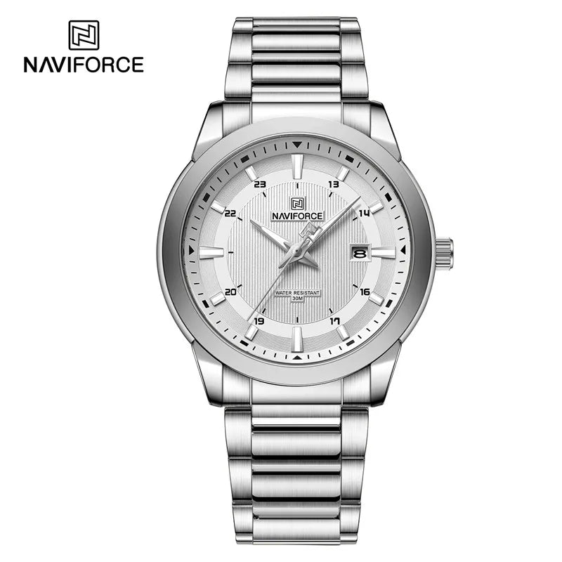 NAVIFORCE NF8029 Men’s Luxury Stainless Steel Quartz Watch
