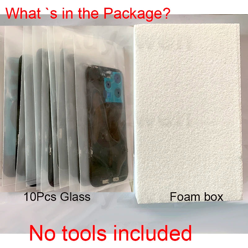 Purilite Select 10Pcs OEM Back Glass with Magnets