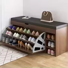 Purilite Select Flip Shoe Cabinet Hidden Rack | Stainless Steel Thickened Shoe Cabinet Hardware Accessory