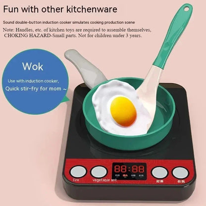Purilite Select Kids Kitchen Toys Set 92/86/69/59 PCS Pretend Play Kitchen Accessories with Play Pots and Food Cooking Toy Set for Boys and Girls