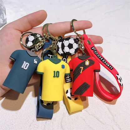 Purilite Select Football No.7 & No.10 Couple Jersey Keychains