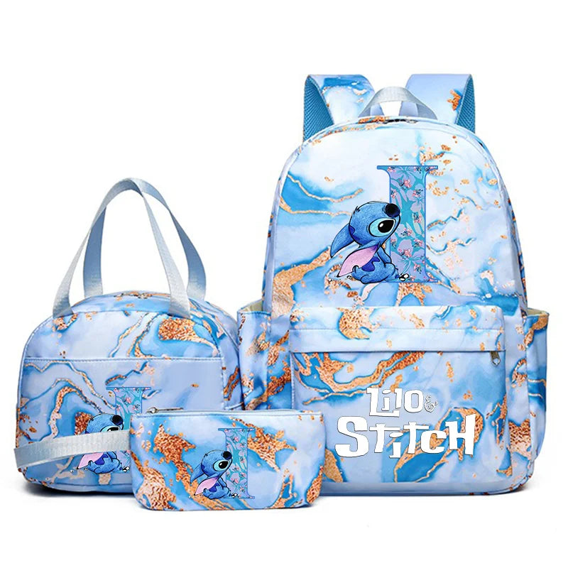 Purilite Select 3PCS Lilo & Stitch School Bag Set