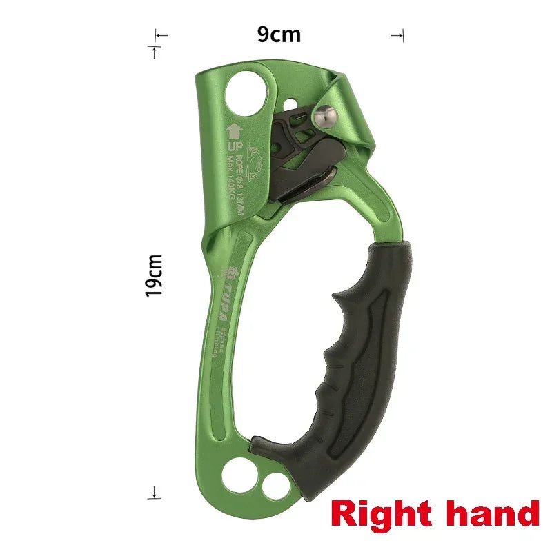 Purilite Select Professional SRT Hand Ascender | Left & Right Hand Rope Climbing Device | Outdoor Mountaineering Tool