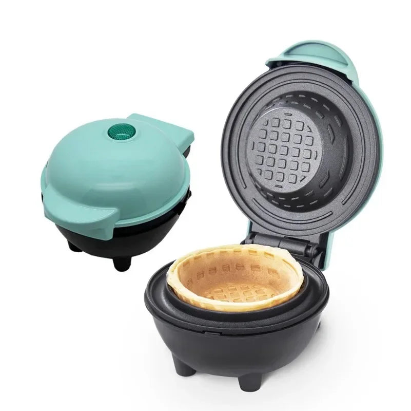 Purilite Select Waffle Bowl Maker Machine | 110–220V Electric Breakfast Dessert Maker | Ice Cream Bowl & Egg Roll Appliance