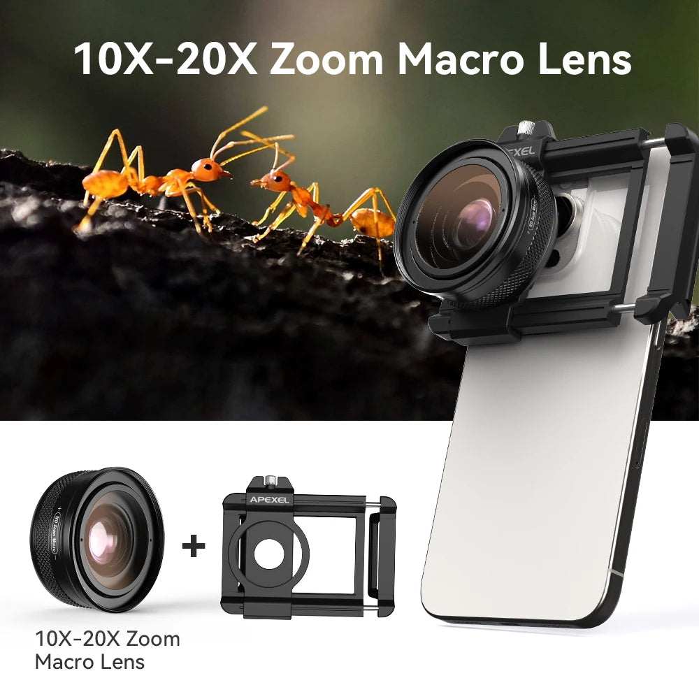 Purilite Select 10“20X Zoom HD Macro Lens