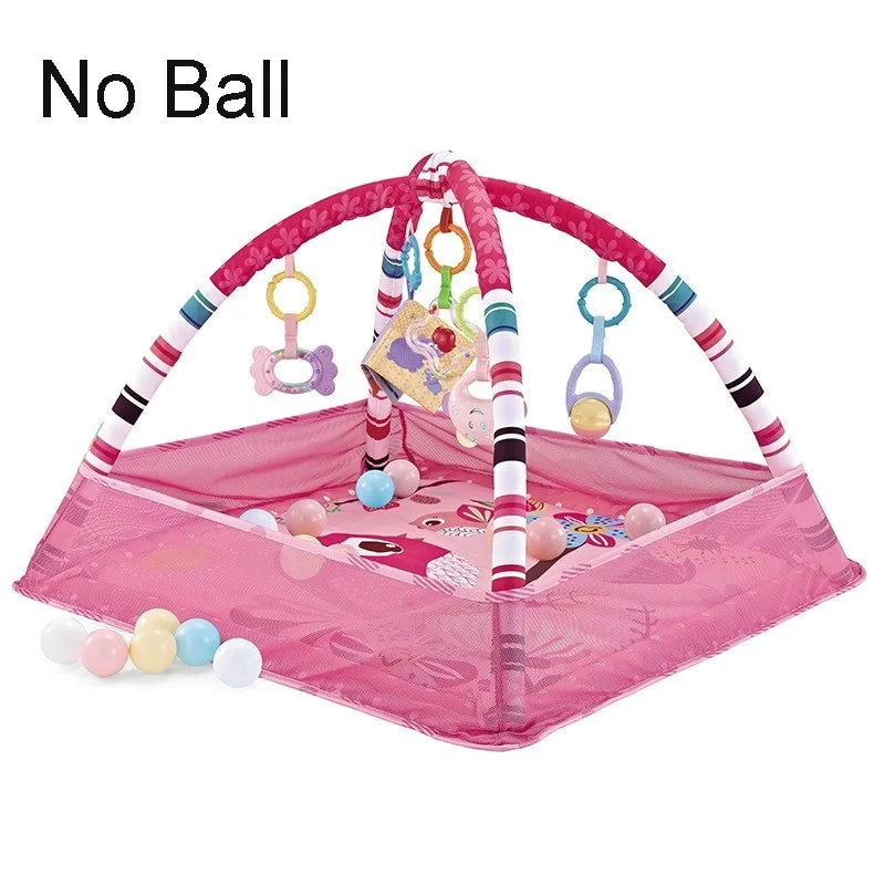 Purilite Select: Baby Fitness Frame Crawling Game Blanket Multifunctional Educational Mat with Fence