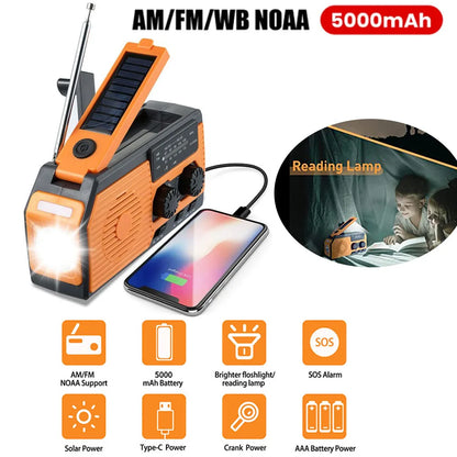 Purilite Select Portable Emergency Solar Power Radio