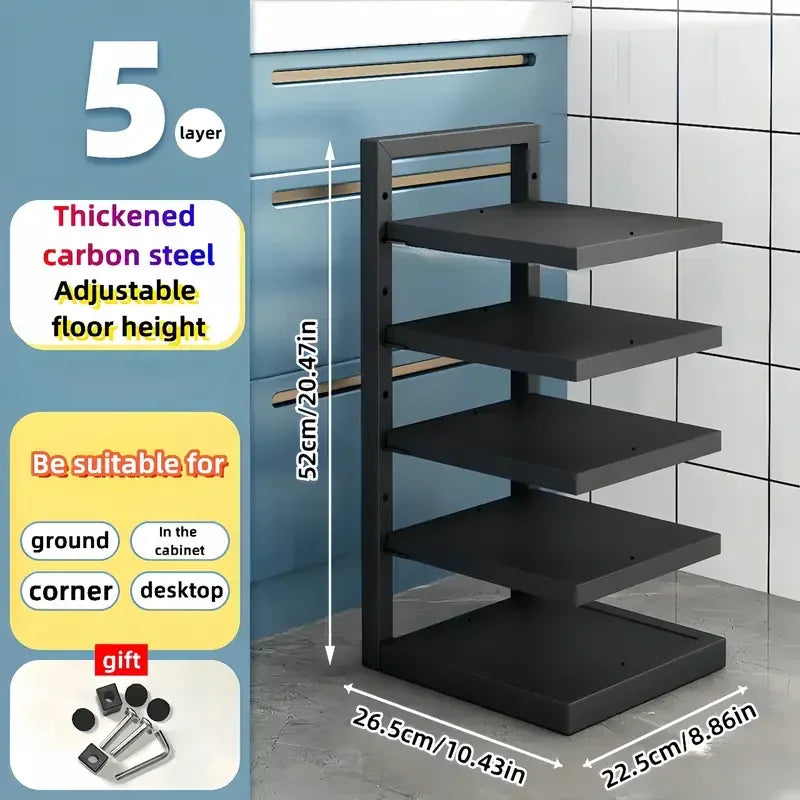 Purilite Select Adjustable Pot Rack Organizer