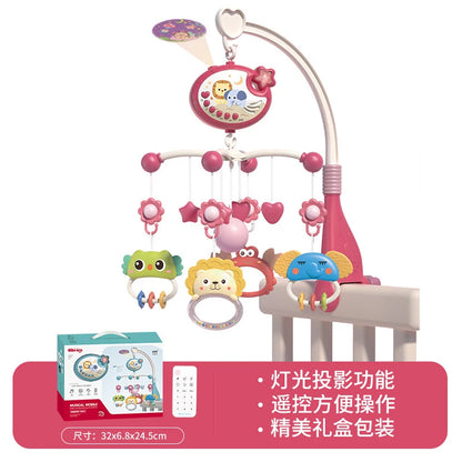 Purilite Select: Musical Baby Crib Mobile with Lights & Projection Remote-Controlled Crib Toy with Soothing Music and Nightlight