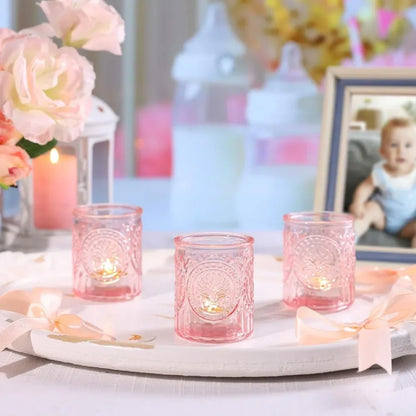 Purilite Select 6/12Pcs Votive Glass Candle Holders