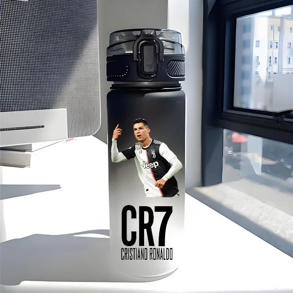 Purilite Select CR7 Football Star Straw Water Bottle