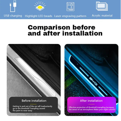 Purilite Select Customized Car Door Sill Light