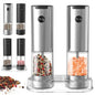 Purilite Select Electric Salt and Pepper Grinder With Adjustable Coarseness Refillable Mills Battery Powered Kitchen Gadget Tool