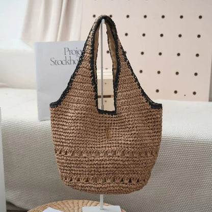 Purilite Select Minimalist Straw Shoulder Bag