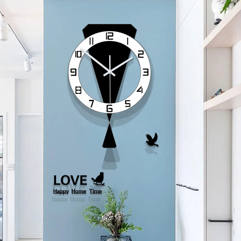 Purilite Select Swinging Wall Clock