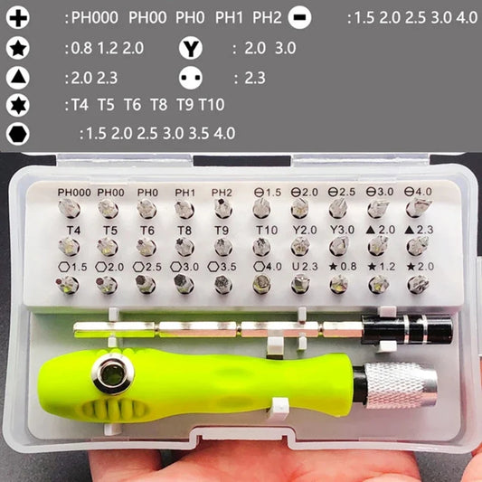 Purilite Select 32-in-1 Multifunction Manual Screwdriver Kit