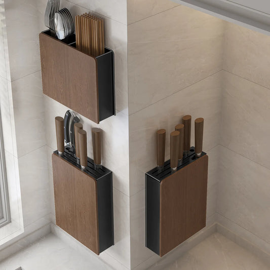 Purilite Select Walnut Kitchen Knife Holder