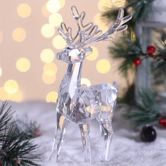 Purilite Select Plastic Crystal Deer Figurines