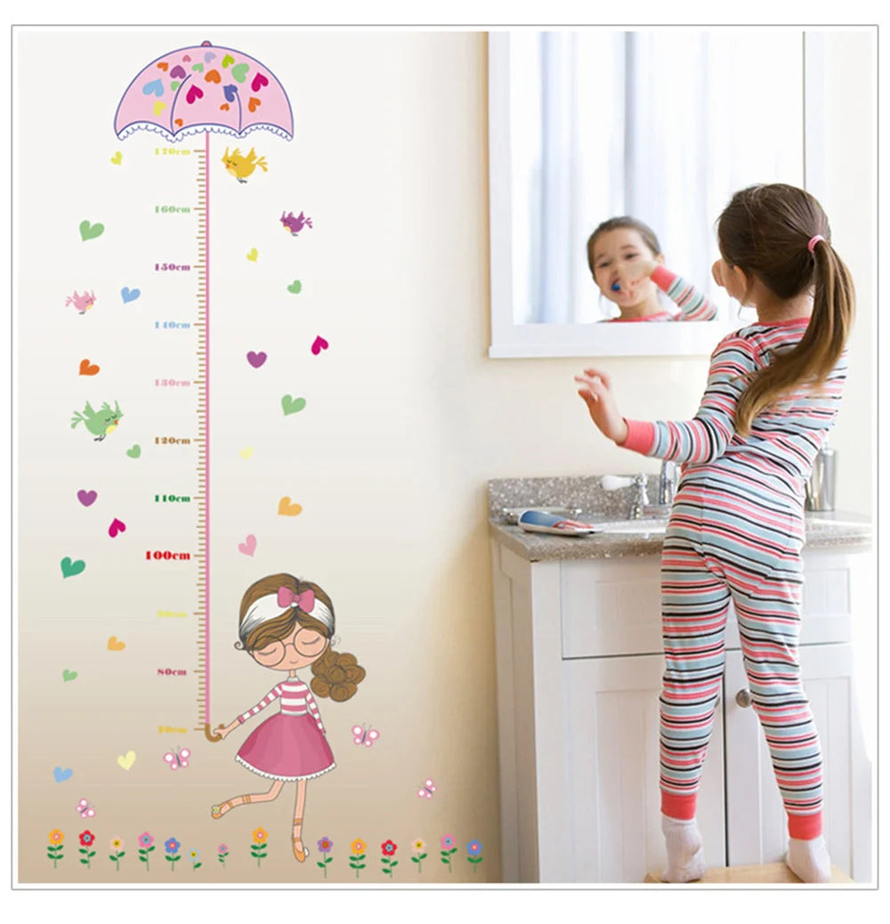 Purilite Select Cartoon Height Measure Wall Sticker