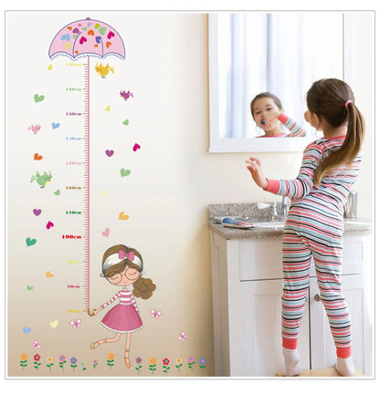 Purilite Select Cartoon Height Measure Wall Sticker