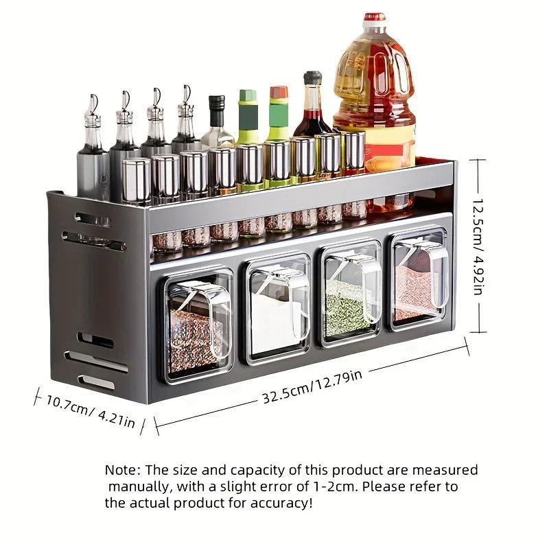 Purilite Select Stainless Steel Kitchen Spice Rack