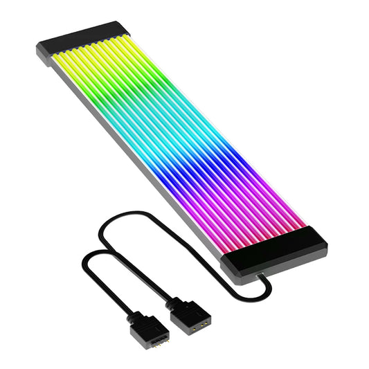 PURILITE SELECT FLEXIBLE ARGB RGB LED LIGHT STRIP BAR FOR PC CASE, ATX 24-PIN PSU COVER & GPU CABLE MOD – GAMING PC RGB LIGHTING