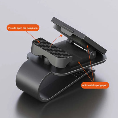 Purilite Select Car Sunglasses Clip Sun Visor Glasses Holder Card & Ticket Organizer, Universal Vehicle Eyeglasses Storage Clip Interior Accessory