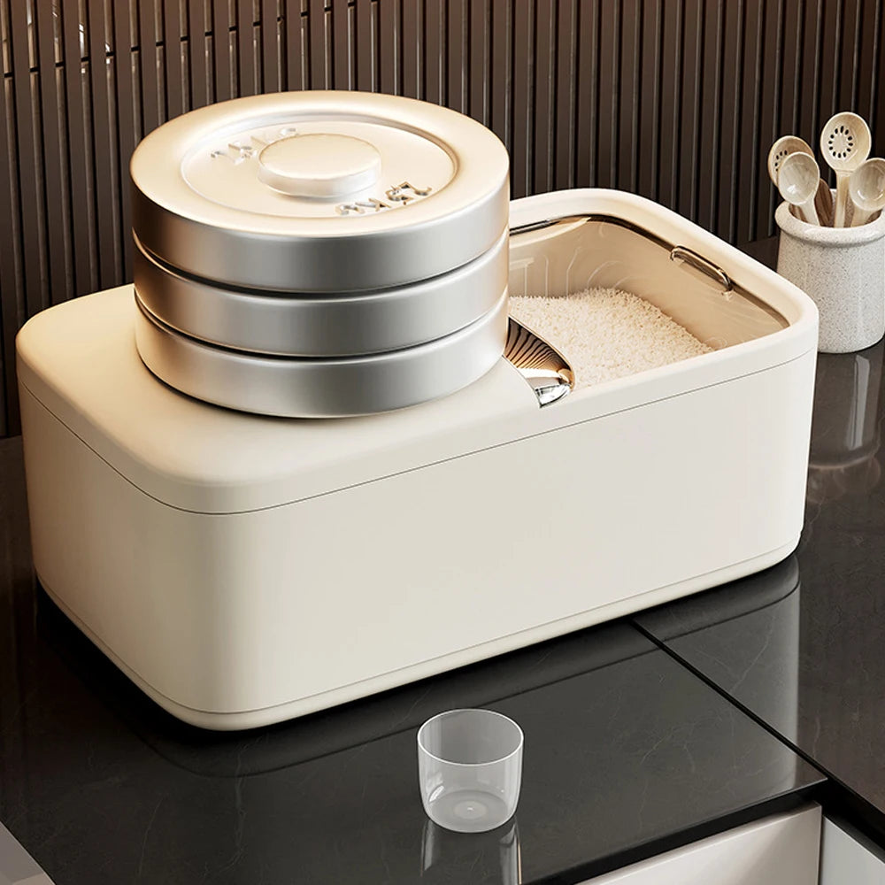 Purilite Select Rice Storage Box | Moisture Proof Grain Container | Insect-Proof Kitchen Organizer | Large Capacity Food Jar