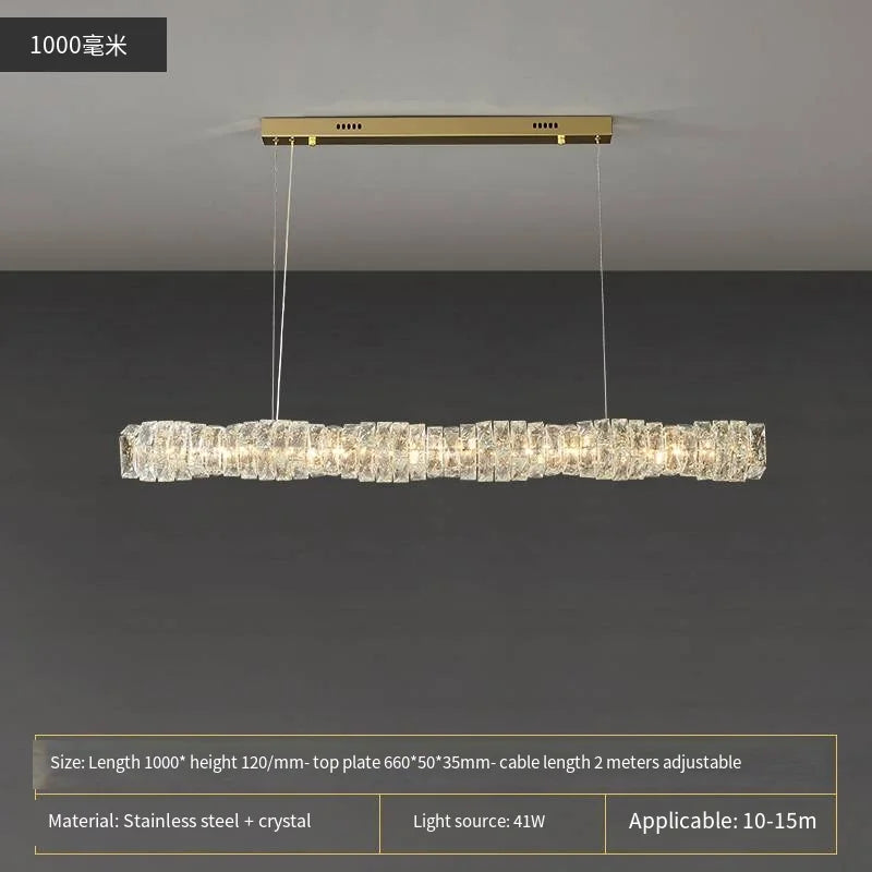 Purilite Select Modern Crystal Pendant Chandelier