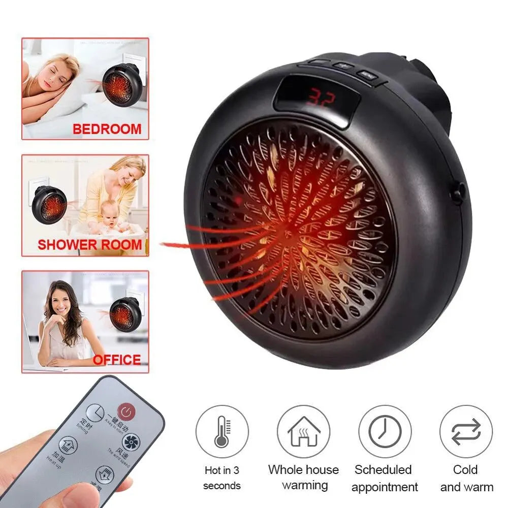 Purilite Select 900W Mini Plug-in Electric Space Room Heater