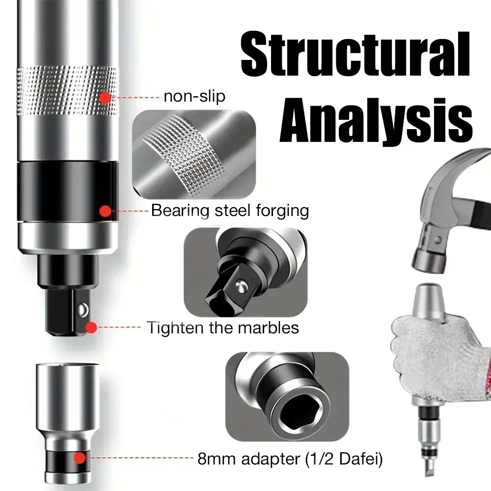 Purilite Select | Manual Impact Screwdriver Set | 7 / 12 / 13 PCS Reversible Impact Driver Kit | Heavy Duty Hand Repair Tool