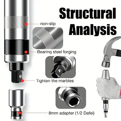 Purilite Select | Manual Impact Screwdriver Set | 7 / 12 / 13 PCS Reversible Impact Driver Kit | Heavy Duty Hand Repair Tool