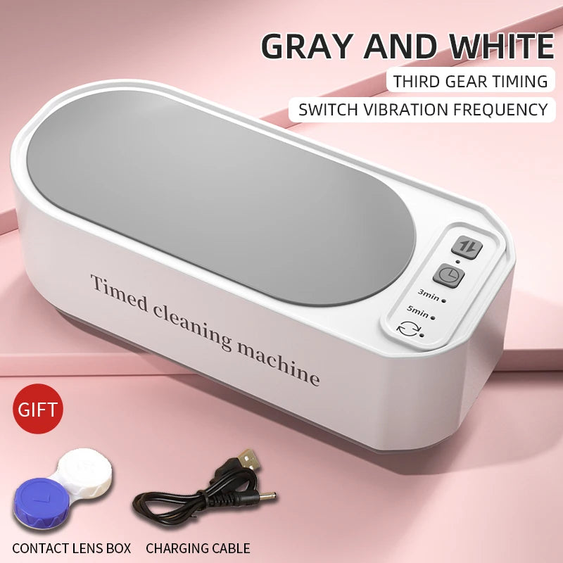 Purilite Select Ultrasonic Glasses & Jewelry Cleaning Machine 250mAh – 45KHz Deep Cleaning Cleaner with 3 Cleaning Modes